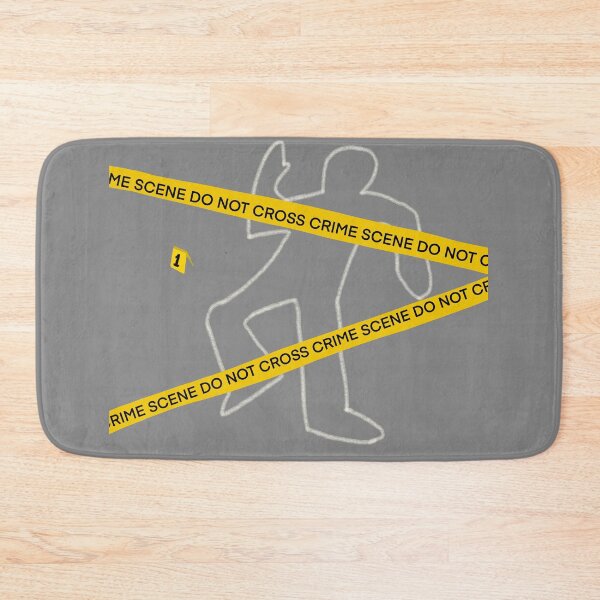 Item preview, Crime scene tape, body outline designed and sold by qlobba.