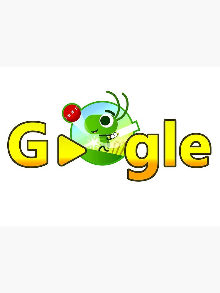 The Google Doodle is a baseball game