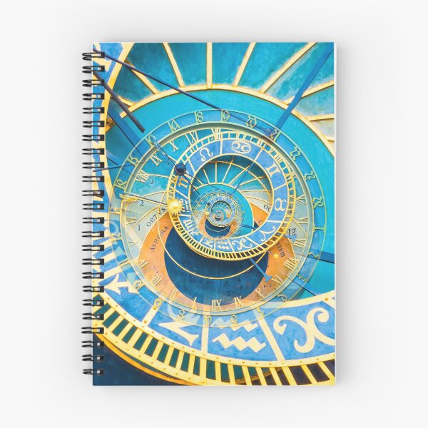 Item preview, Droste effect background based on Prague astronomical clock. Abstract design for concepts related to astrology and fantasy. designed and sold by Paolo Modena Photography    -   Fine Italian Art.
