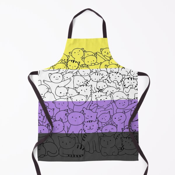 Item preview, Nonbinary enby Cat Pride Flag designed and sold by MickTilio.