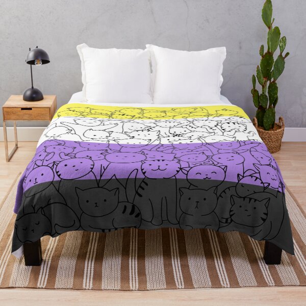 Item preview, Nonbinary enby Cat Pride Flag designed and sold by MickTilio.