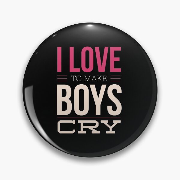 Item preview, I Love To Make Boys Cry designed and sold by Letters-Art.
