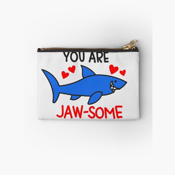 Item preview, You Are Jaw-some Funny Cute Shark Valentines Day Pun Gifts designed and sold by MiscelChr.