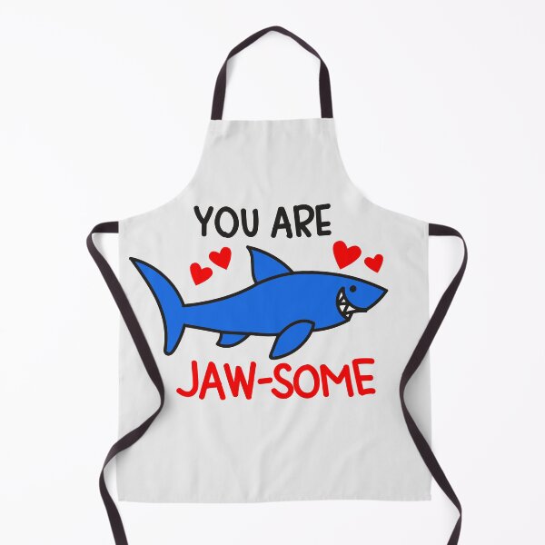 Item preview, You Are Jaw-some Funny Cute Shark Valentines Day Pun Gifts designed and sold by MiscelChr.