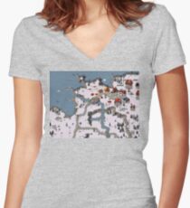 Red Alert InGame Women's Fitted V-Neck T-Shirt
