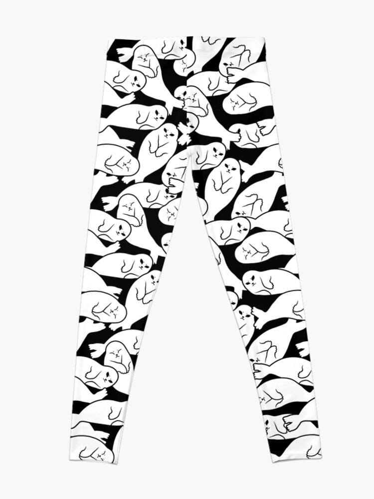 Alternate view of Baby Seals (might be evil) Leggings