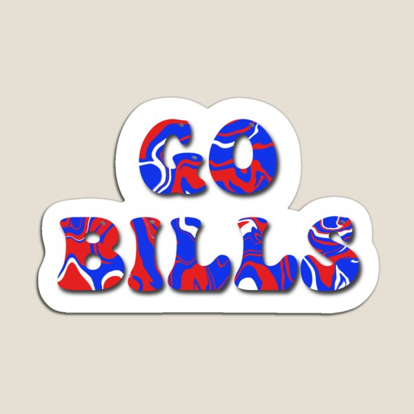 Buffalo Bills - Retro Die Cut Logo Magnet at Sticker Shoppe