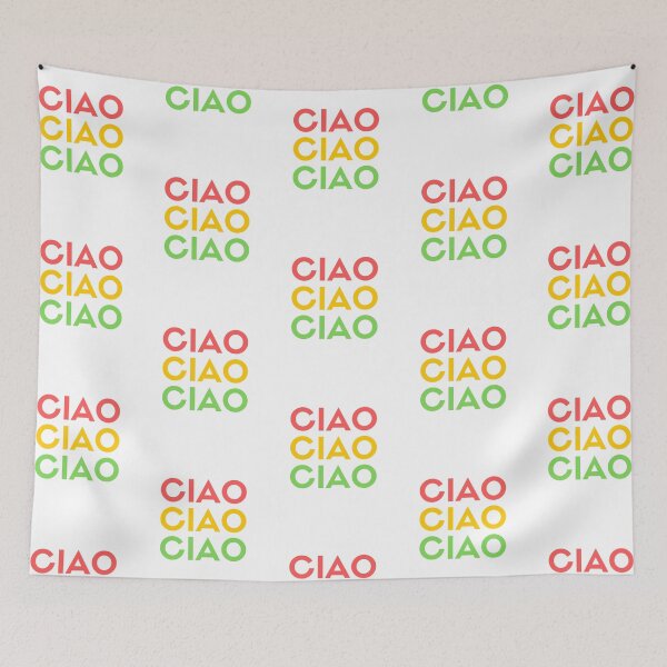 Item preview, Ciao Typical Italian Hello For The Italian Lover designed and sold by HappyPeeps.