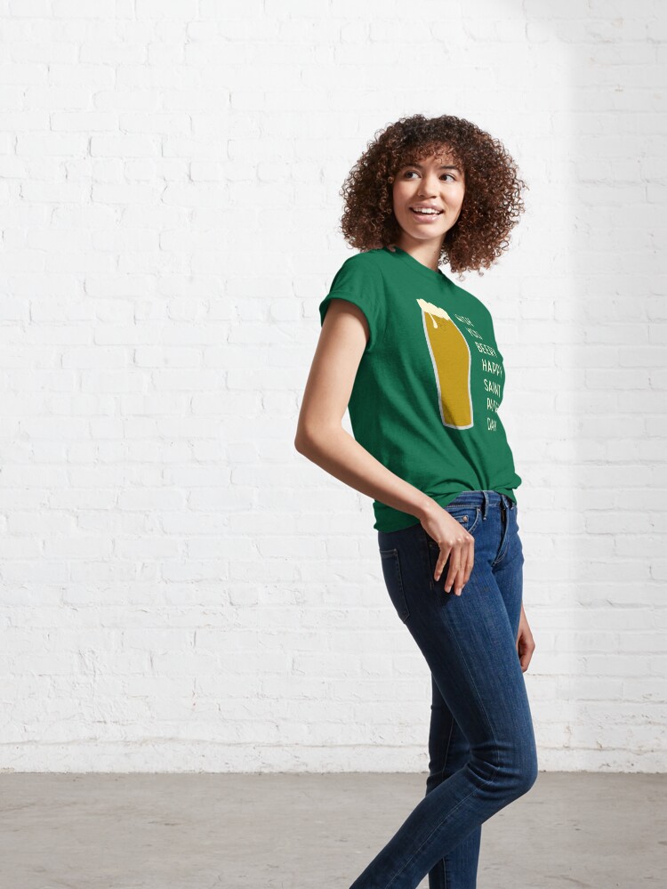 Alternate view of Irish You Beery Happy Saint Patrick's Day Classic T-Shirt
