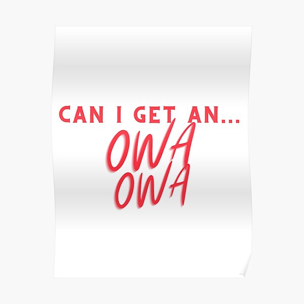 Can I Get An Owa Owa Poster By Colby522 Redbubble