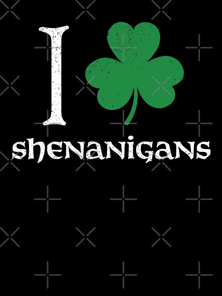 Thumbnail 7 von 7, Oversized T-Shirt, I Love Shenanigans - St Patricks Day 2021 designt und verkauft von Entrykill.