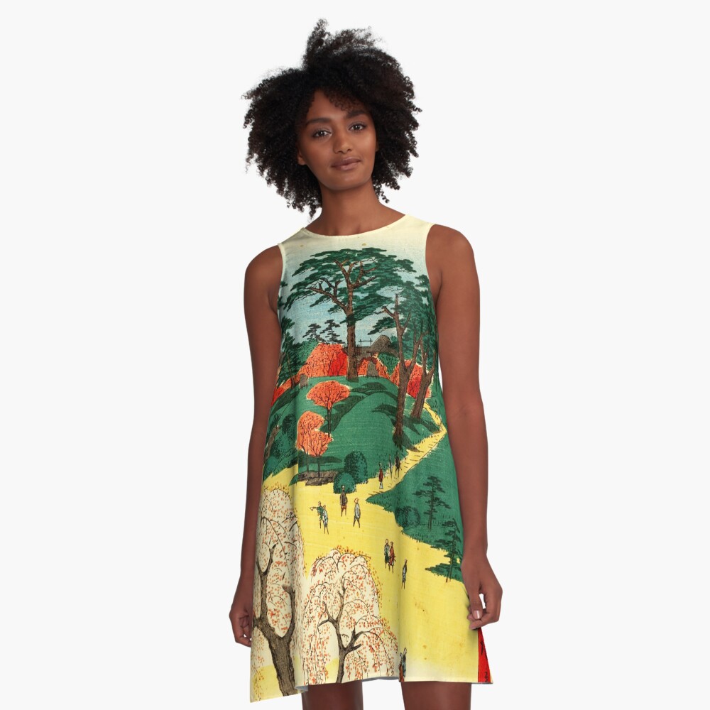 Item preview, A-Line Dress designed and sold by ukiyoeworld.