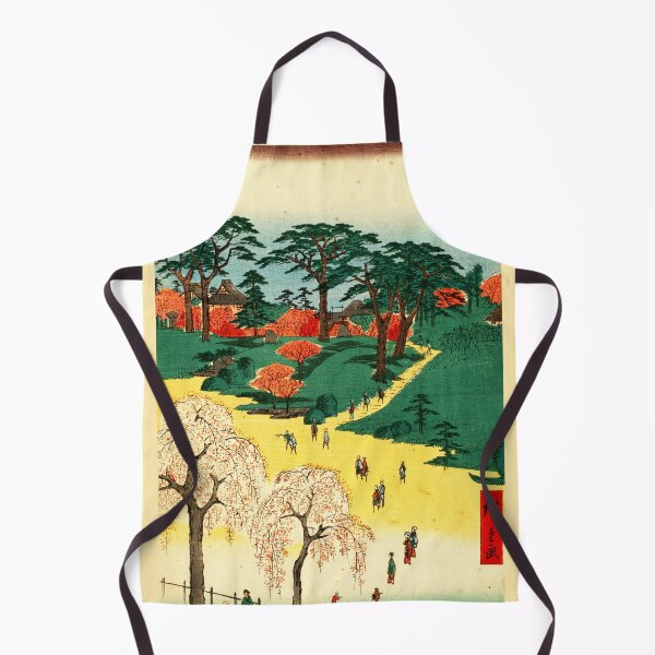 Item preview, "Higurashi no sato jiin no rinsen" by Ando Hiroshige designed and sold by Ukiyo-e World.