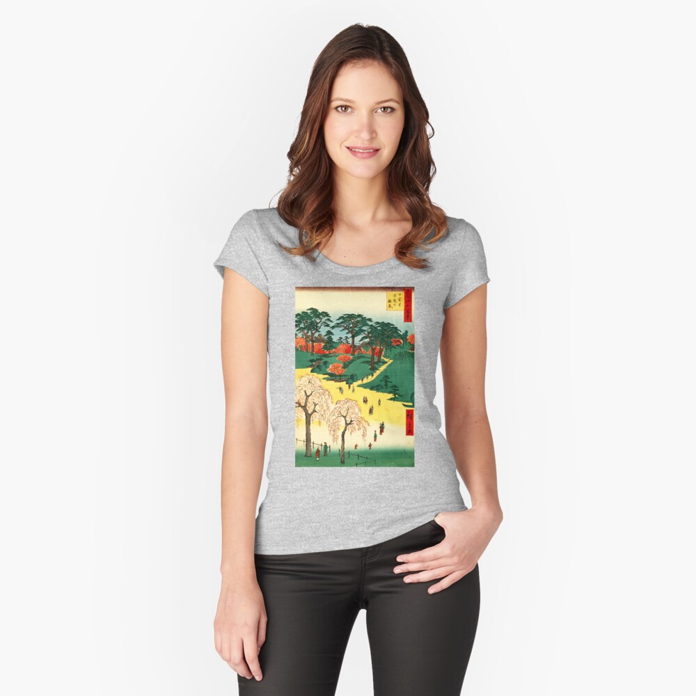 Item preview, Fitted Scoop T-Shirt designed and sold by ukiyoeworld.