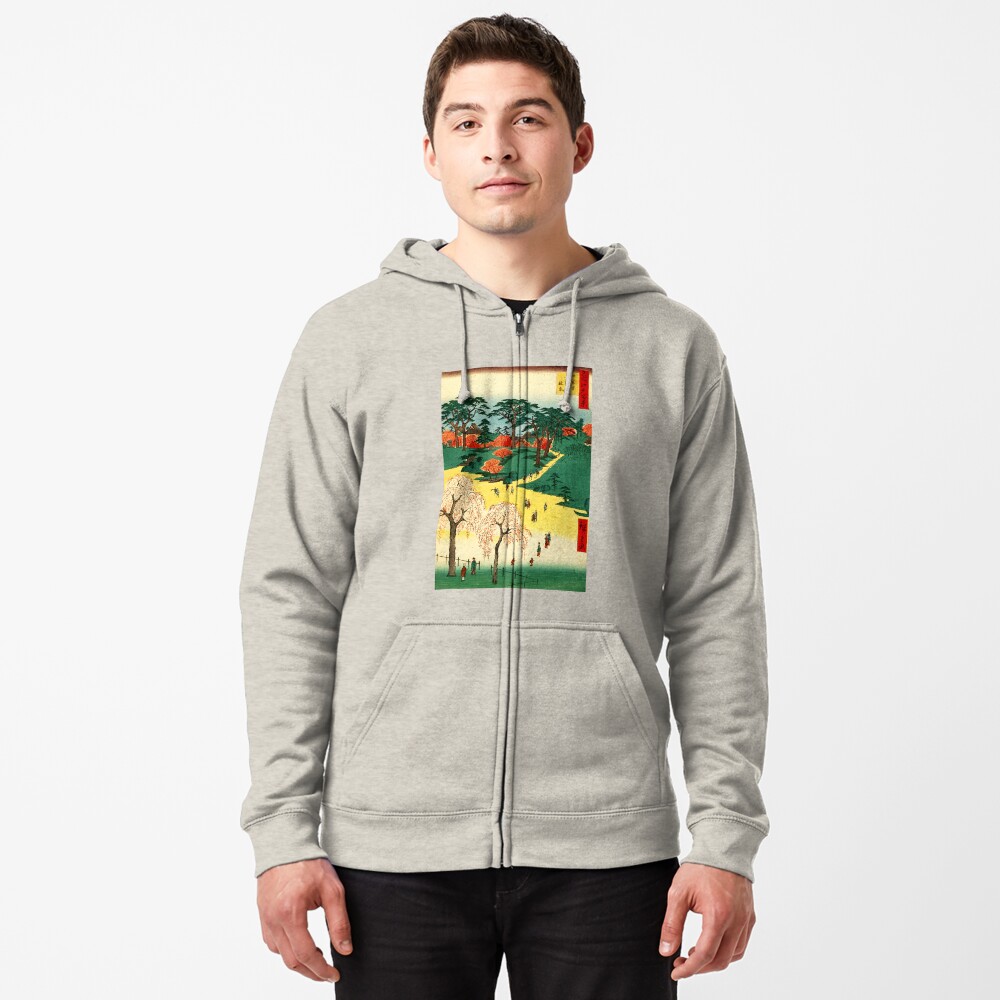 Item preview, Zipped Hoodie designed and sold by ukiyoeworld.