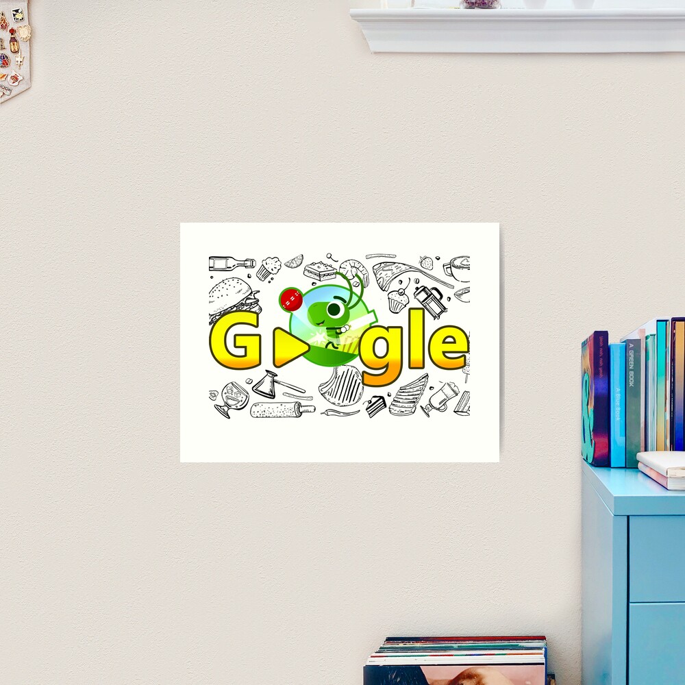 popular google doodle cricket gamed funny cool 2 Poster for Sale