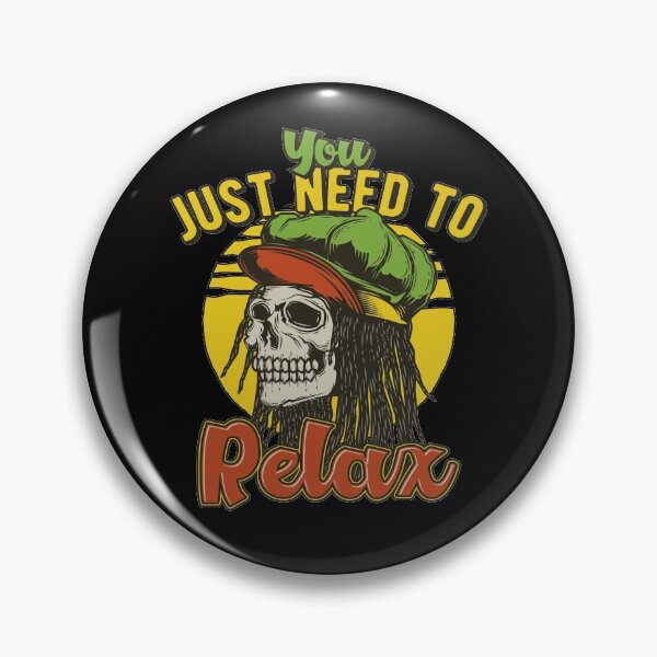 Item preview, Skull Rasta Rastafari Rastas Jamaica Reggae Relax Peace Love designed and sold by MemphisCenter.
