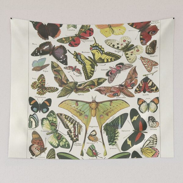 Item preview, Varieties Butterfly chart poster art - Adolphe Millot  designed and sold by Vintage Designs +.