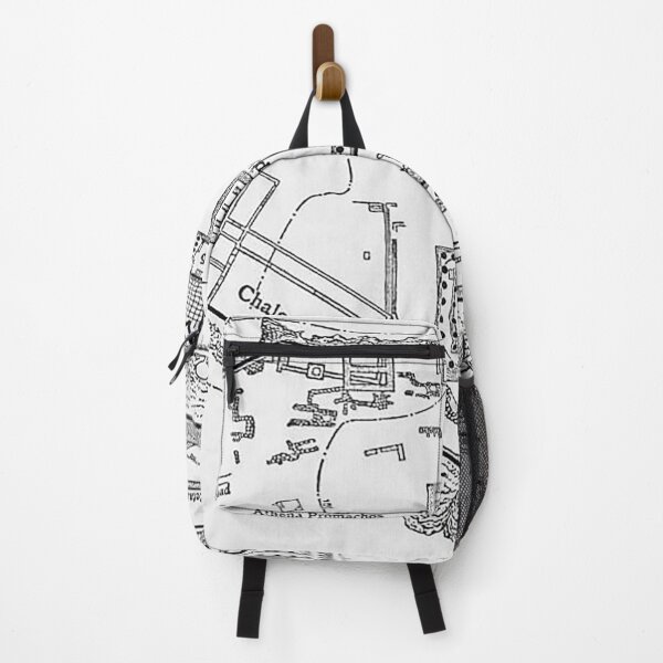 Item preview, Map of ancient Acropolis of Athens designed and sold by ClassicalGreece.