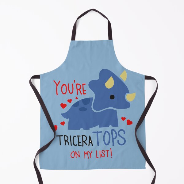 Item preview, You're TriceraTOPS on My List! Funny Cute Dinosaur Valentines Day Pun Gifts designed and sold by MiscelChr.