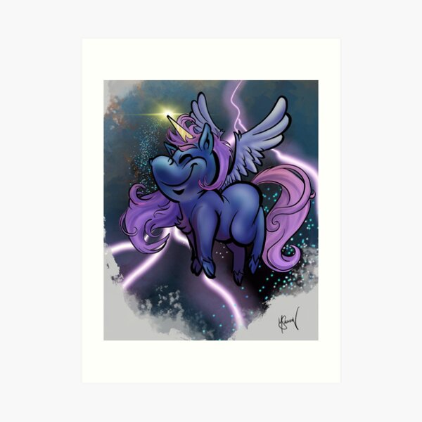 Goddess’ little pal Boomer Art Print