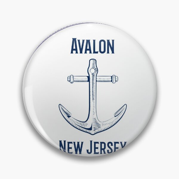 Item preview, Avalon New Jersey with Anchor Design designed and sold by JerseyBoysTees.