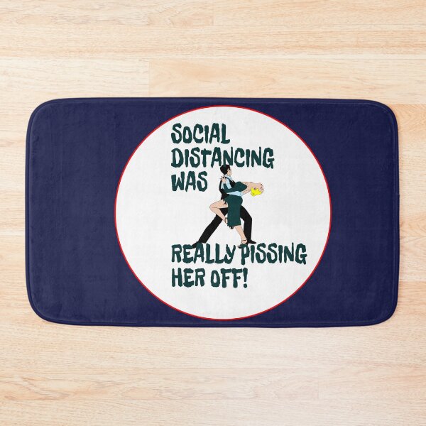 Item preview, Social distancing was really pissing her off sticker designed and sold by Areashor.