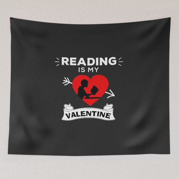 Item preview, Reading is my valentine designed and sold by Vexel Studio.