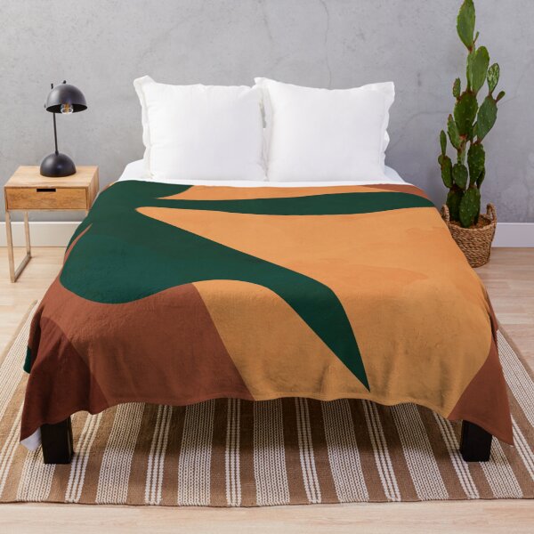 Item preview, Abstract Bohemian Terracotta Plant, Earthy Tones, Boho Abstract Wall Art designed and sold by technicolorable_art.