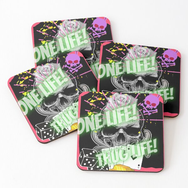 Item preview, One Life Thug Life Skull Vegas Shirt for Girls designed and sold by Nickibeutel.