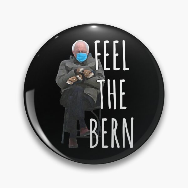 Item preview, Bernie Sanders Mittens Sitting Inauguration feel the Bern designed and sold by ZenCloak.