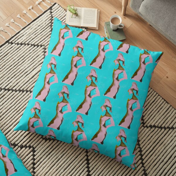 Sexy Lady In Pink Floor Pillow