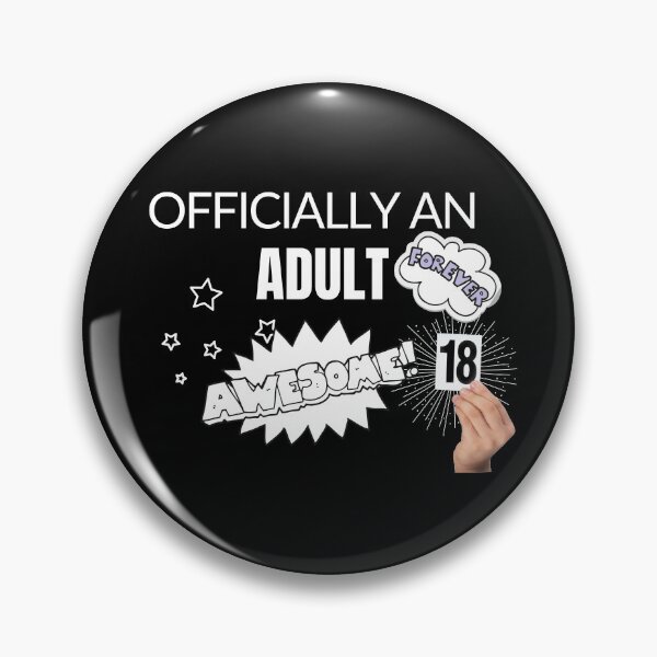 Item preview, Officially an adult 18 eighteen designed and sold by Maanya-Tees.