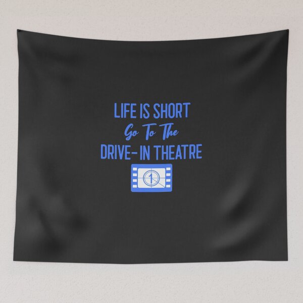 Item preview, Life Is Short Go To The Drive-In Theatre - Funny Drive-In Theatre Gift designed and sold by EricJP.