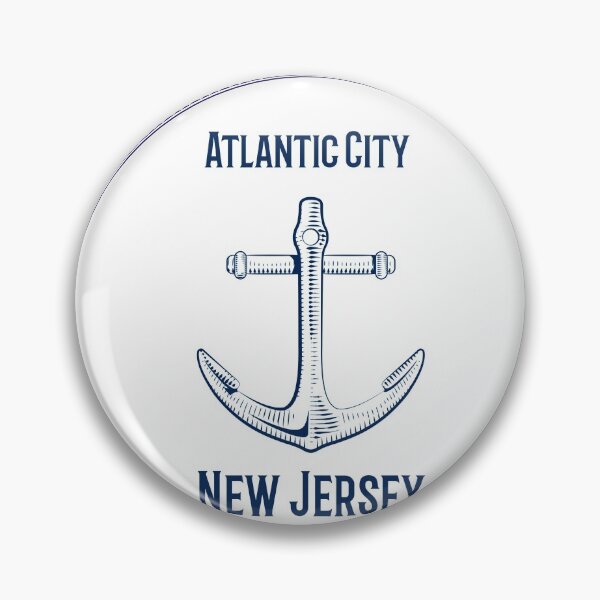 Item preview, Atlantic City New Jersey with Anchor Design designed and sold by JerseyBoysTees.