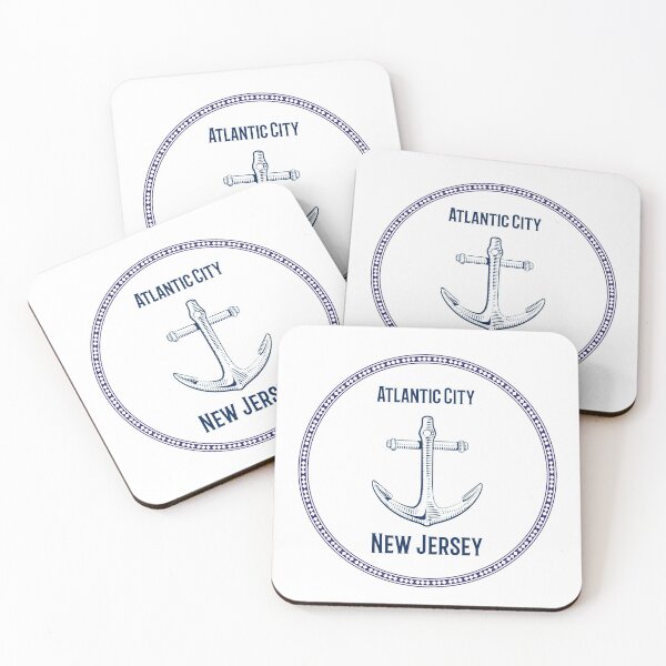 Item preview, Atlantic City New Jersey with Anchor Design designed and sold by JerseyBoysTees.