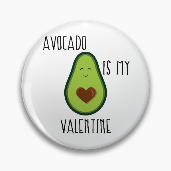 Item preview, Avocado Is My Valentine  designed and sold by VikiQuick.