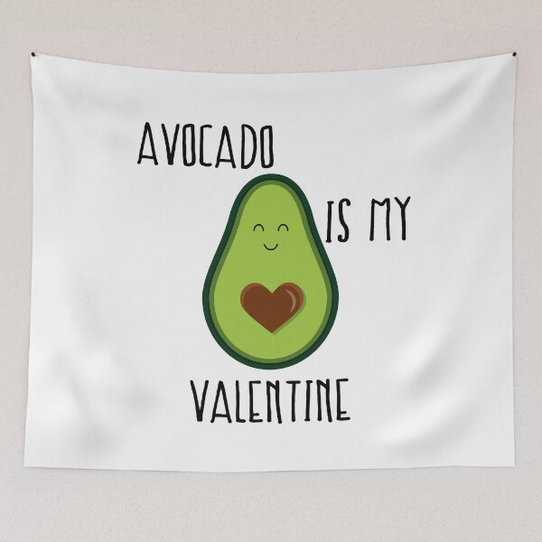 Item preview, Avocado Is My Valentine  designed and sold by VikiQuick.