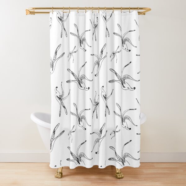 Item preview, Banana skins. Hand-drawn sketches. Black and white pattern designed and sold by Canatic.