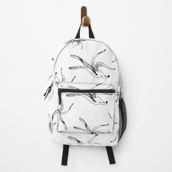 Item preview, Banana skins. Hand-drawn sketches. Black and white pattern designed and sold by Canatic.