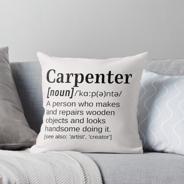 Item preview, Handsome Male Carpenter Joiner Gift Funny Clever Definition Woodwork designed and sold by DefinitionX.