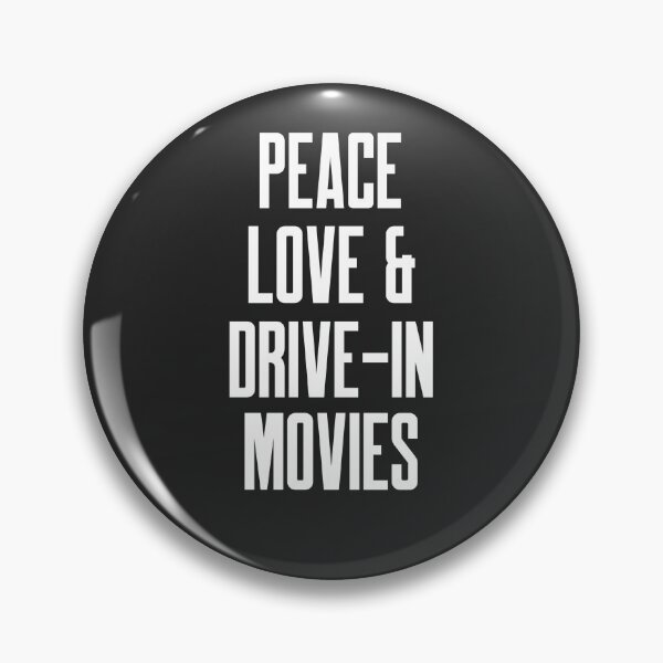 Item preview, Peace Love & Drive-In Movies - Funny Drive-In Theatre Gift designed and sold by EricJP.