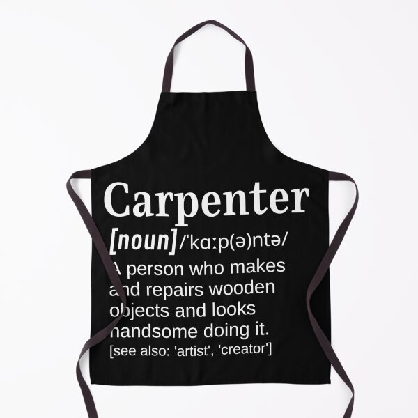 Item preview, Carpenter Handsome Person working with Wood Funny Clever Definition designed and sold by DefinitionX.