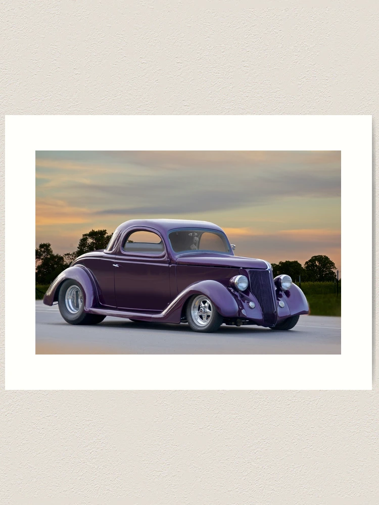 額装済アートポスター クラッシックカー/フォード1936/FORD 1936 Ford 'Pro Street' Coupe