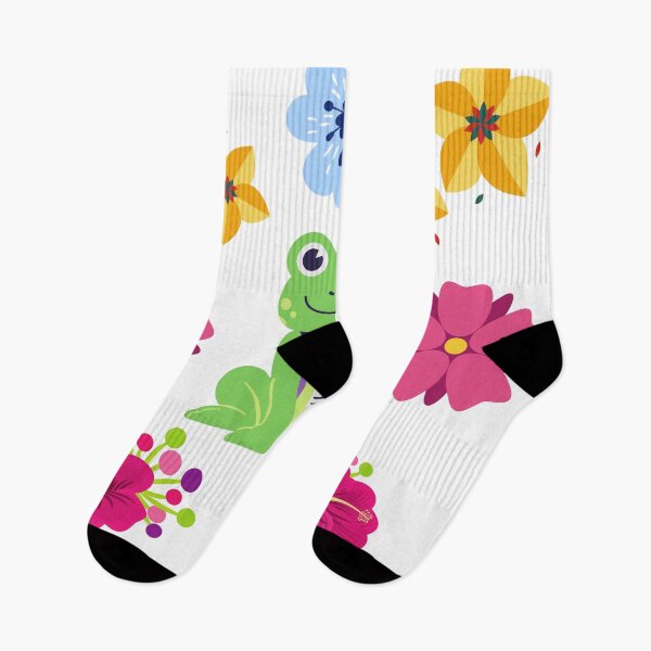 Item preview, Frog Back To School With Flowers designed and sold by GALANI.