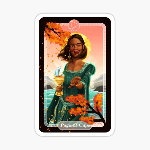 Blue Sargent - Page of Cups Sticker