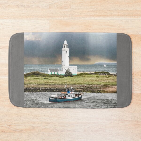 Item preview, Stormy Hurst Point Lighthouse, Hampshire, England art designed and sold by BarbaraGlebska.