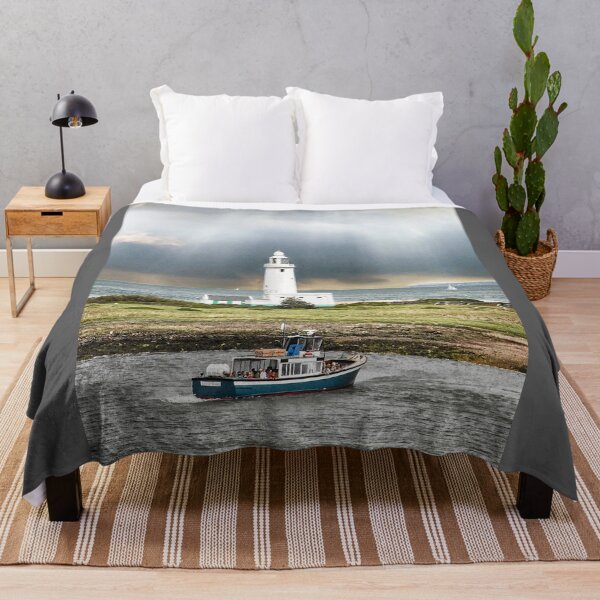 Item preview, Stormy Hurst Point Lighthouse, Hampshire, England art designed and sold by BarbaraGlebska.