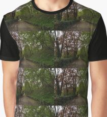 Spring Forest With Tulips Graphic T-Shirt