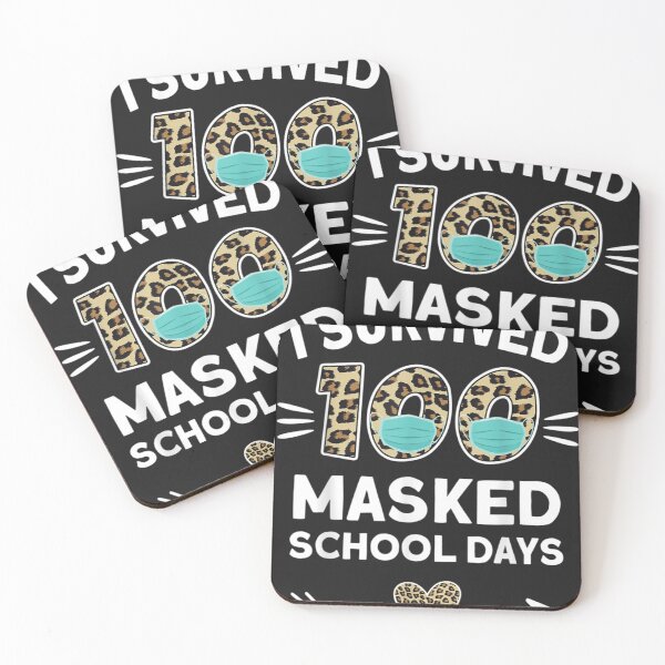 Item preview, I Survived 100 Masked School Days Funny 100th Day Of School T-Shirt designed and sold by driveanh3.